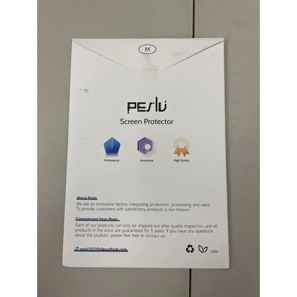 Peslv Screen Protector for Macbook Air 13.6/13 Inch 2022 Blue Screen New In Pack